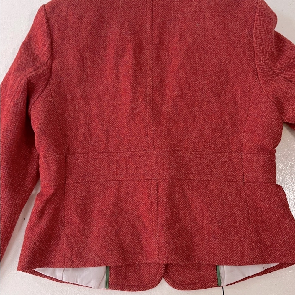 VINTAGE LLBean Herringbone Blazer w/ dog appliqué - Picture 12 of 12